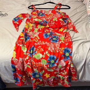 Jessica Simpson Vibrant Floral Maxi Dress